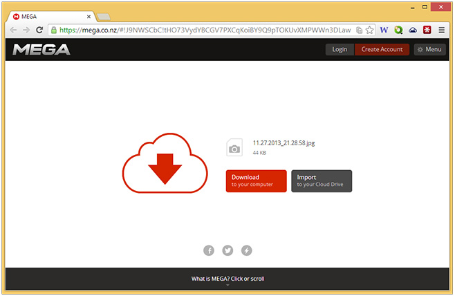 mega cloud download